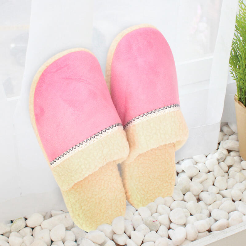 

suede slippers/living room shoes Suede Slippers - Brown