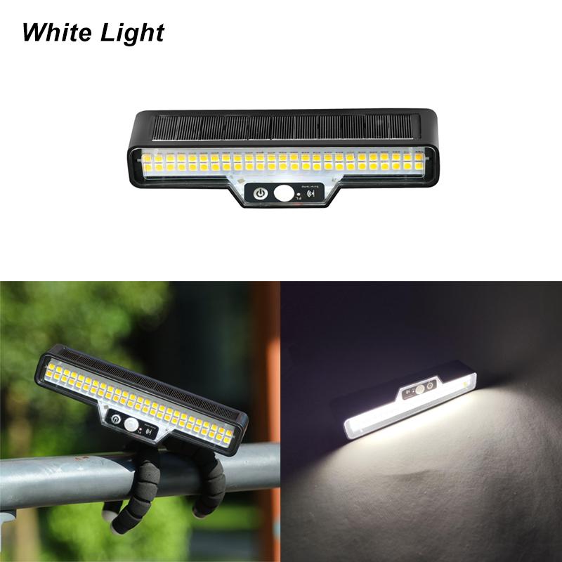 

Solar LED Motion Sensor Lights Outdoor Courtyard Lights Plasticity Bracket IP44 Waterproof Pathway Lamp for Garden Lighting 2pcs