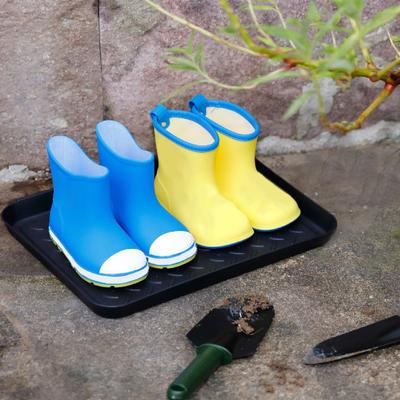 3 Pezzi/Set Vassoio Stivali Durevole Plastica Solida Utilità Porta Scarpe Interno Esterno Protezione Pavimento