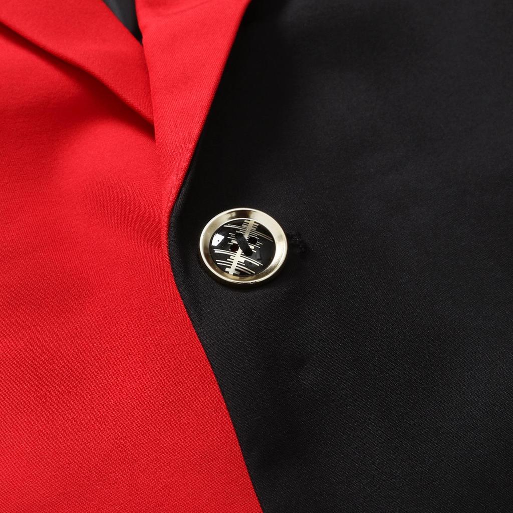 Frühling 2022 Herren Colorblock Lässiger Blazer - Europäischer und Amerikanischer Stil Einfache Anzugjacke