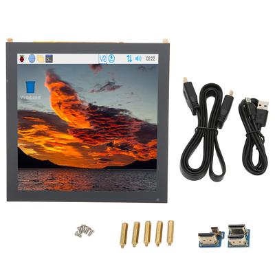 Capacitive Touch Screen 5 Touch Points 4 Inch HD Multimedia Interface 720x720 High Hardness for RasPi Touch Screen
