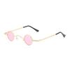 Retro Hippie Small Round Sunglasses For Men Women Vintage Metal Frame Mini Round Sun Glasses Hip-hop Eyewear UV400 For Outdoor