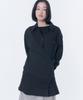 MISEKI SEOUL Oblique Layered Sheer Shirts Black