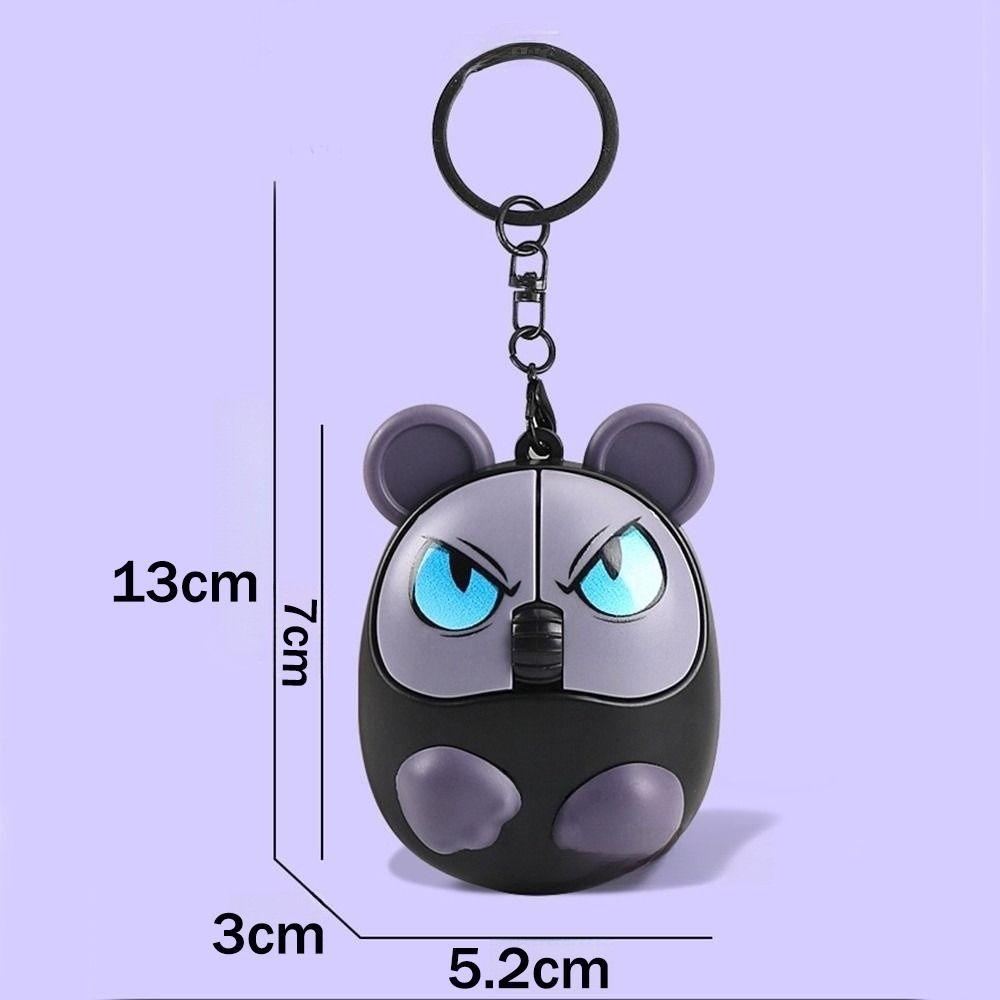 Mouse Shape Finger Keyboard Caps Cartoon Hamster Keychain Relaxing Clicker Toy  Pass The Time