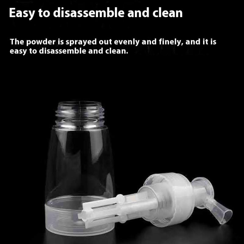 180Ml Refillable Atomizer Bottles Travel Transparent Powder Spray Bottle Detachable Travel Powder Spray Bottle 1