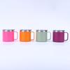 Double-layer Handle Mug 12oz/14oz Mini Vacuum Cup Practical Gift Coffee Mug  Milk