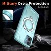 For Samsung Galaxy A07 4G Magnetic Case Military Protection PC + TPU Kickstand Phone Cover