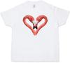 FLAMINGO HEART I Kids Boys T-Shirt Love Princess Flamingos Wildlife Fairies-