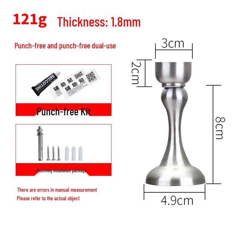 Jikfu Magnetic Stainless Steel Door Stopper