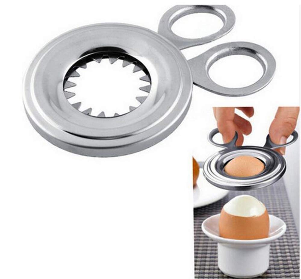 

HJ Яйцо Яйцо Нержавеющая сталь Кухонный Открыватель яиц Крекер, Резак, Очиститель, Ножницы, (Набор 3)