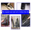 Car Interior Black Front Rear Left Right Seat Rail Trim Cover Sliding Track Replacement For BMW 5 Series G30 G31 G38 2016-