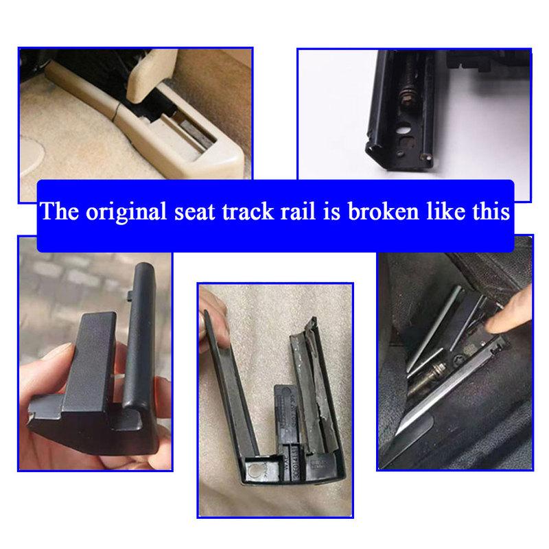 Car Interior Black Front Rear Left Right Seat Rail Trim Cover Sliding Track Replacement For BMW 5 Series G30 G31 G38 2016-