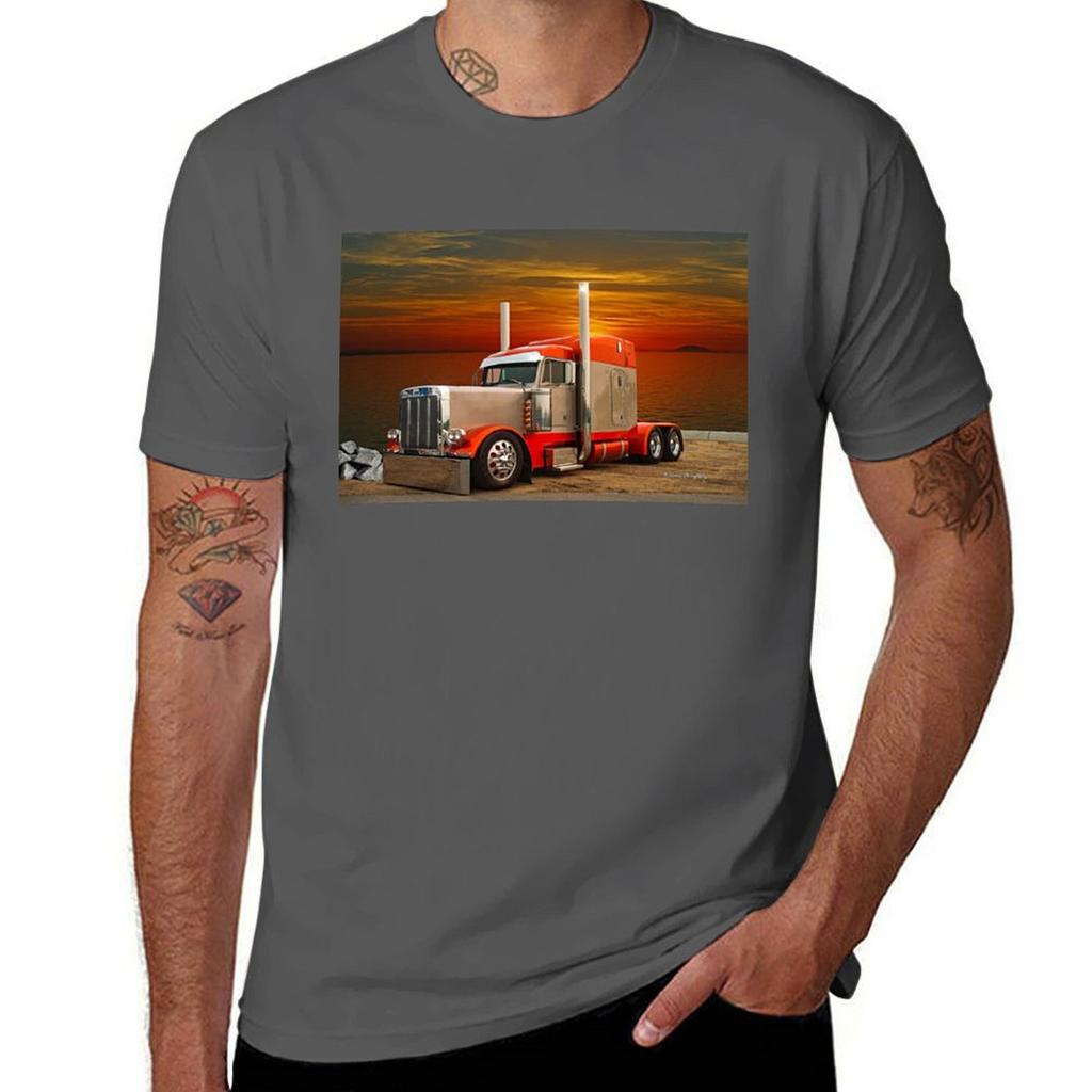 Cool Peterbilt Tshirt Thanksgiving Day Tee Top