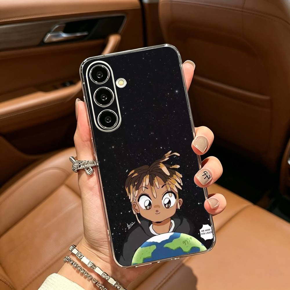 Dark Hip Hop 999 J-Juice -W-Wrld Clear Soft Silicone Phone Case for Samsung Galaxy A71, A70, A52, A51, A40, A30