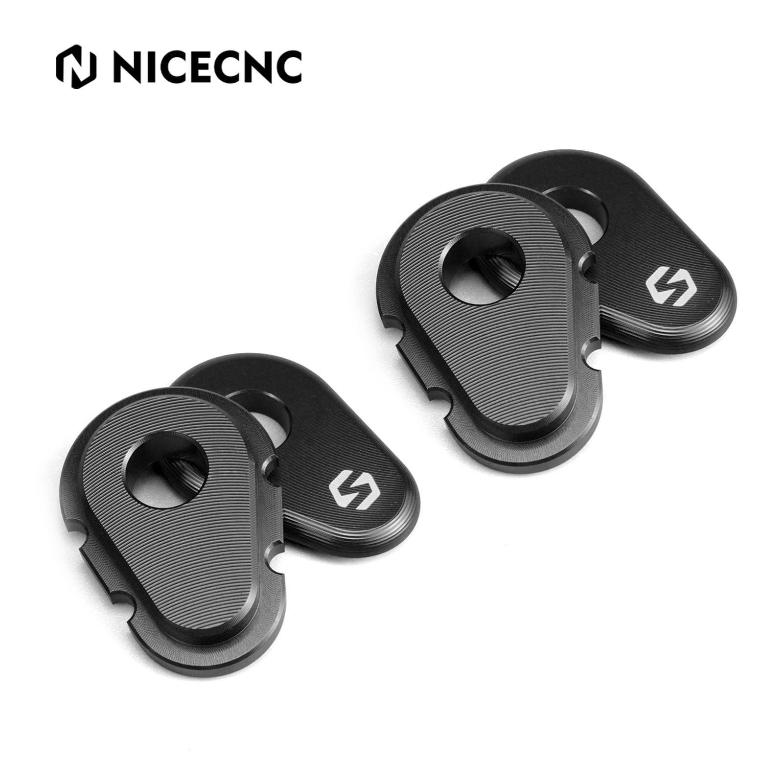 

NICECNC For Yamaha Tenere 700 2019-2024 Turn Signals Indicator Adapter Spacers For Yamaha Tenere 700 World Raid 2022-2024 чёрный