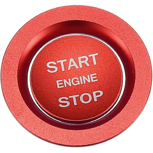 

Engine Start Stop Button Cover Trim Sticker for Land Rover Range Rover Sport 2010-2019 Aluminum Alloy Red (Set of 2)