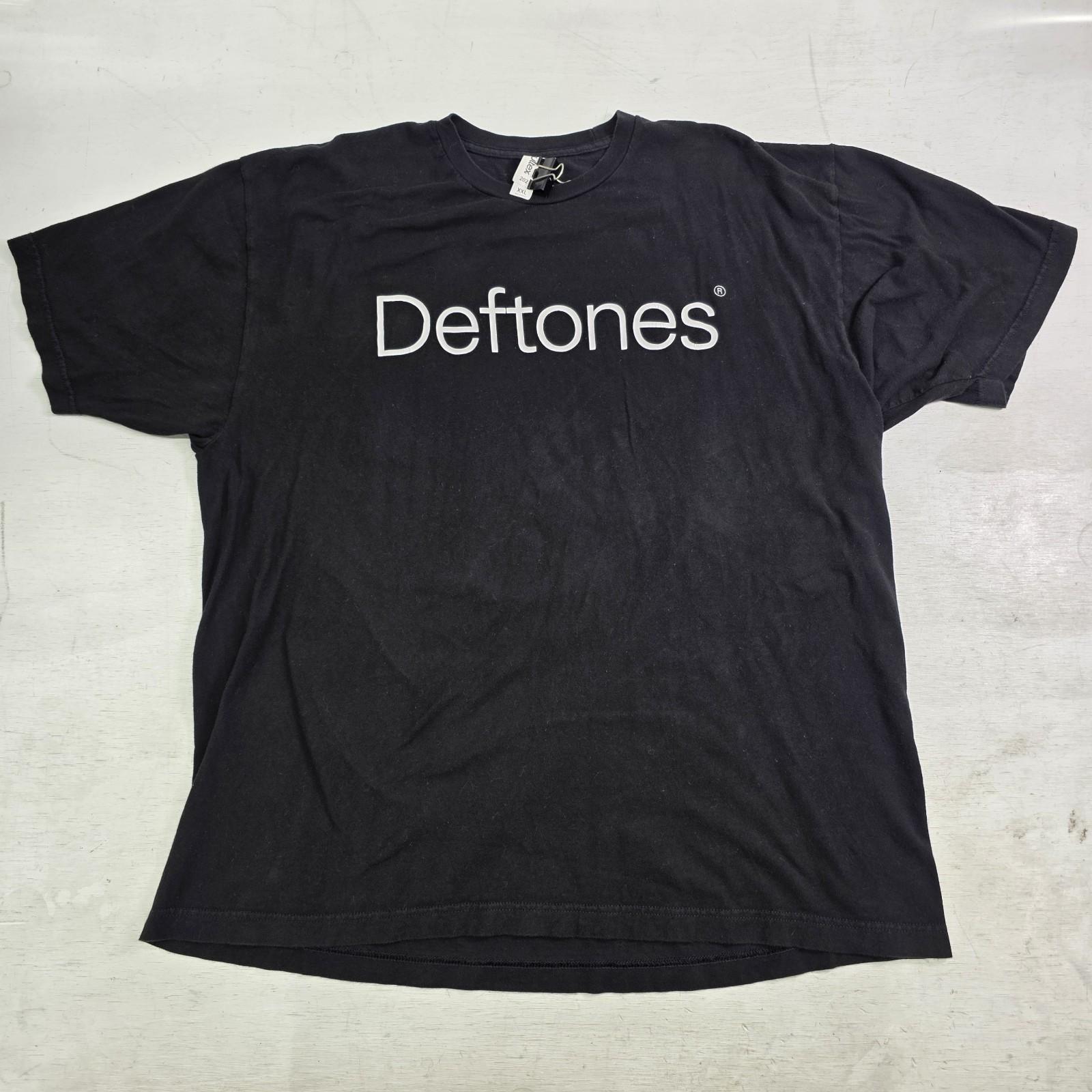 Deftones Ohms Black Album Promo Graphic Concert Band Music Tour Shirt Men s XL S