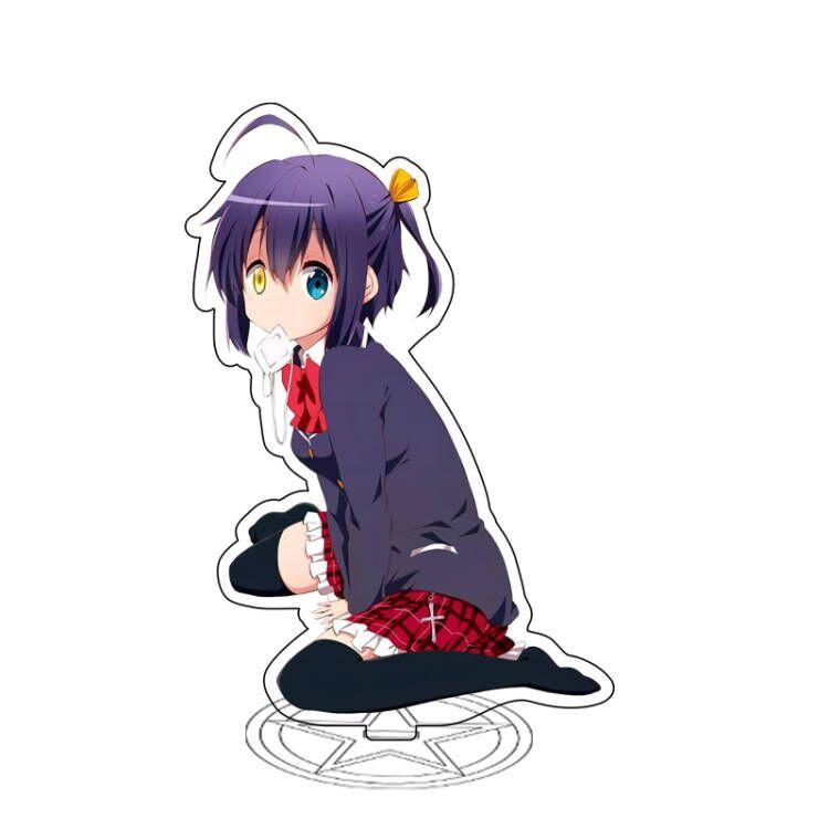15cm Anime Take On Me Takanashi Rikka Acrylic Stand Action Figure Toy Figures Desktop Home Decoration