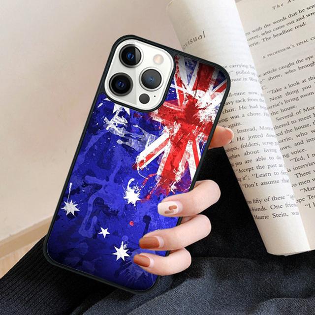 Australian Flag Phone Case Cover For iPhone 17 Air 16 15 14 plus 11 12 13 pro max coque Shell Fundas