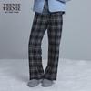 Teenie Weenie Women's Plaid Casual Long Pants