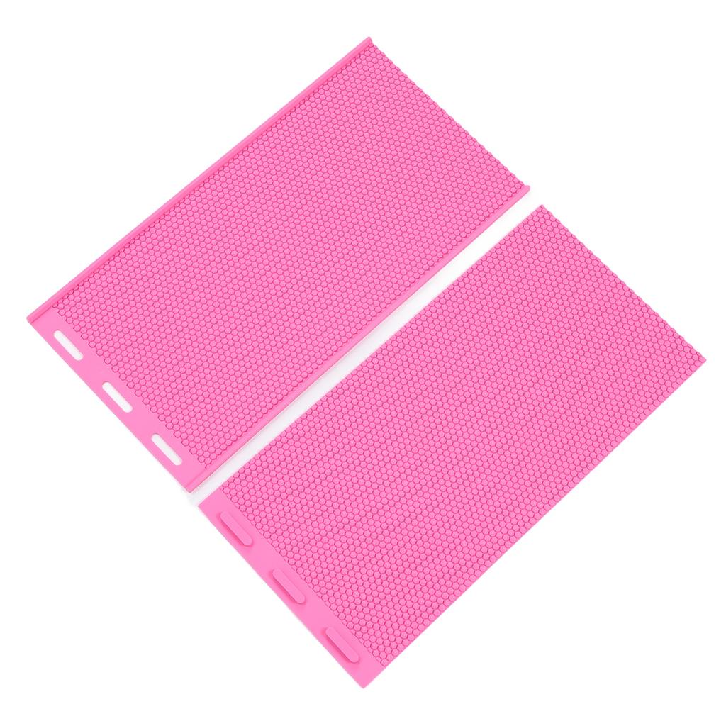 2PCS Beeswax Sheet Molding Silicone Soft Beeswax Foundation Sheets Press Embosser