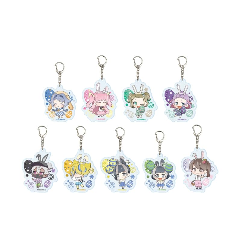 Maimaimaigoen 08 [Иллюстрации мини-персонажей] Акриловый брелок Коробка из 9 штук