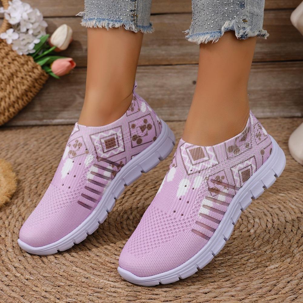 Fashion Women Mesh Breathable Slip on Flat Shoes Woman Tenis Ladies Casual Walking Footwear Sneakers Womens Vulcanize Shoes