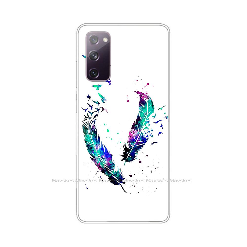 For Samsung S20 FE 4G 5G Case Soft TPU Silicone Phone Case For Samsung Galaxy S20 Fan Edition S20 Lite FE S20FE Back Cover Funda