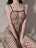 Sexy Lace Lingerie Women's Transparent Catsuit Open Crotch New Body Stockings For Sex Sling Halter Backless Teddies Bodysuits