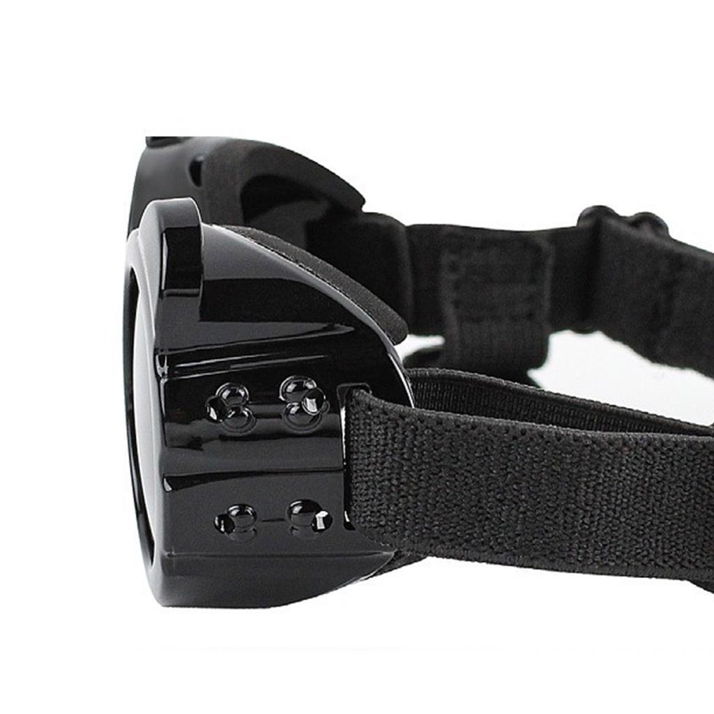 Dog Goggles for Medium Small Dog Anti-UV Waterproof Dog Sunglasses Windproof Sunproof Goggles Adjustable Pet Goggles