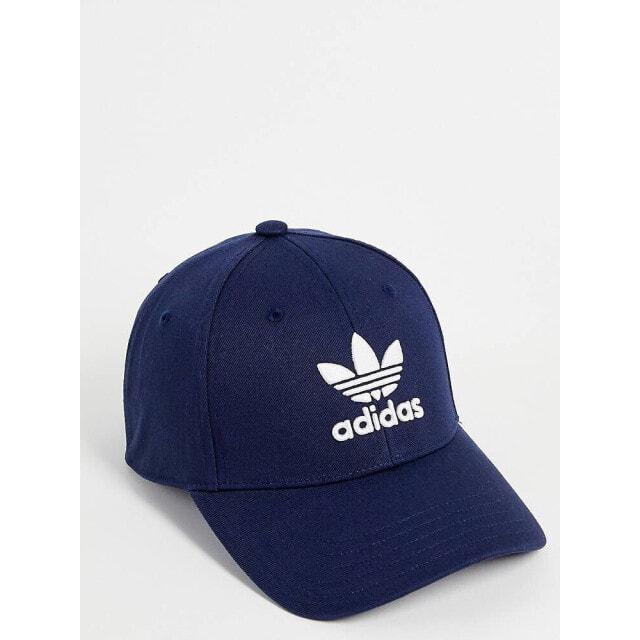 

Темно-синяя бейсболка adidas Originals adicolor Trefoil