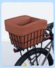 Mountain Bike Dog Seat Belt & Front Basket with Helmet Storage