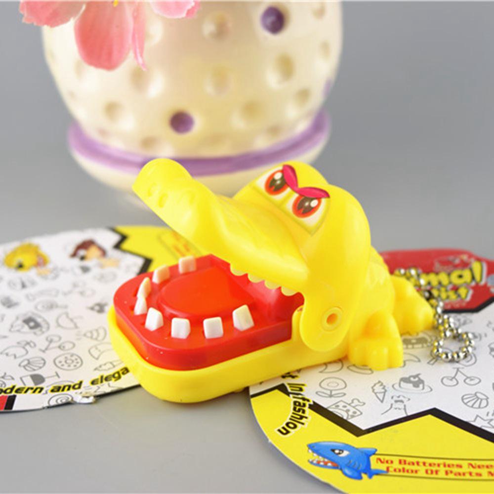 

Уникальная хитрая игрушка-крокодил, кусающий пальцы: Забавный крокодил с большим ртом для детей жёлтый