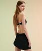 Sonyalebai Diagonal Skirt Shorts_Black