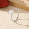 MODIAN 1CT D Square Moissanite Rings 925 Silver Trendy Finger Rings For Women Wedding Statement Fine Jewelry