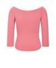 Peullijeunopallou Zed Off-Shoulder Long Sleeve Top (Candy Pink)