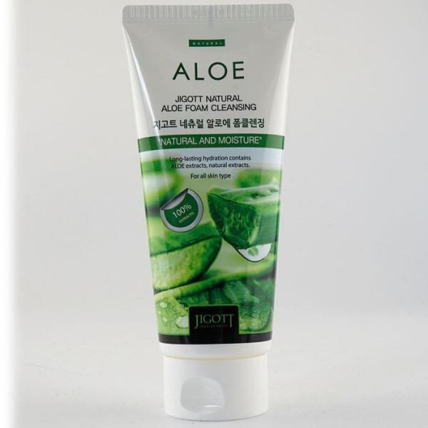 [OF17Q8S7] Jigott Natural Aloe Foam Cleansing Face Wash (12146018)