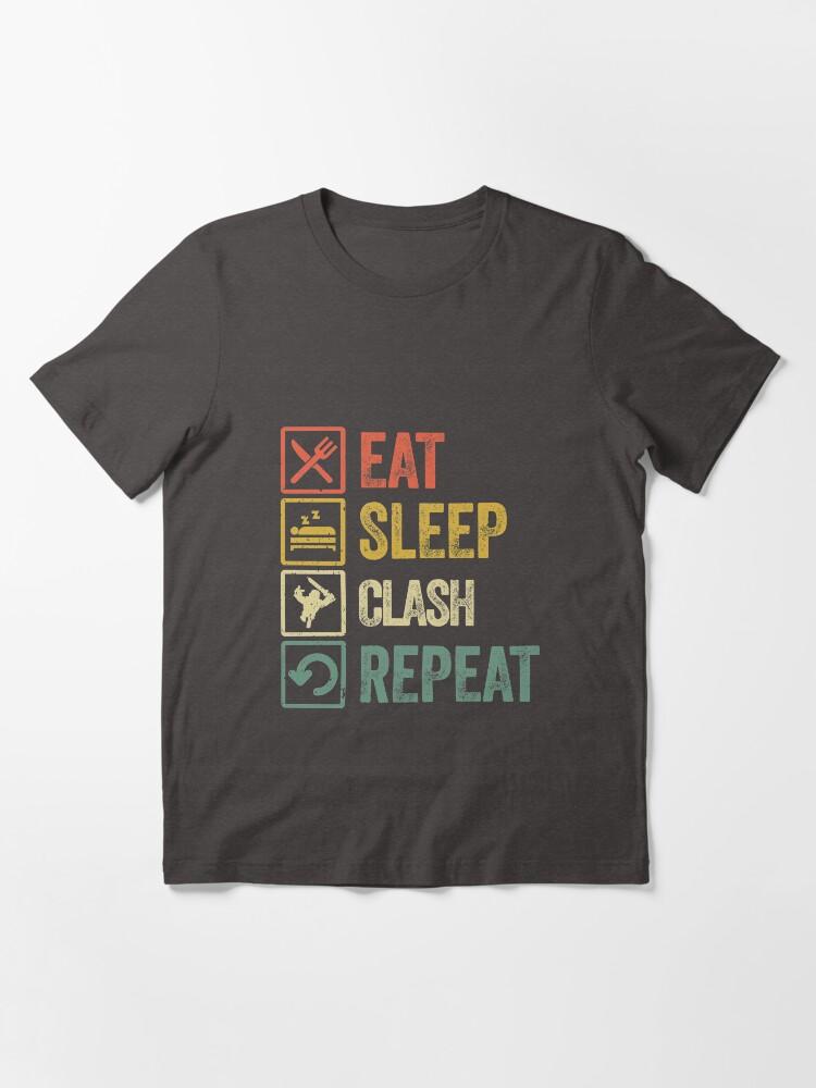The Clash Funny eat sleep clash repeat retro vintage Essential T-Shirt
