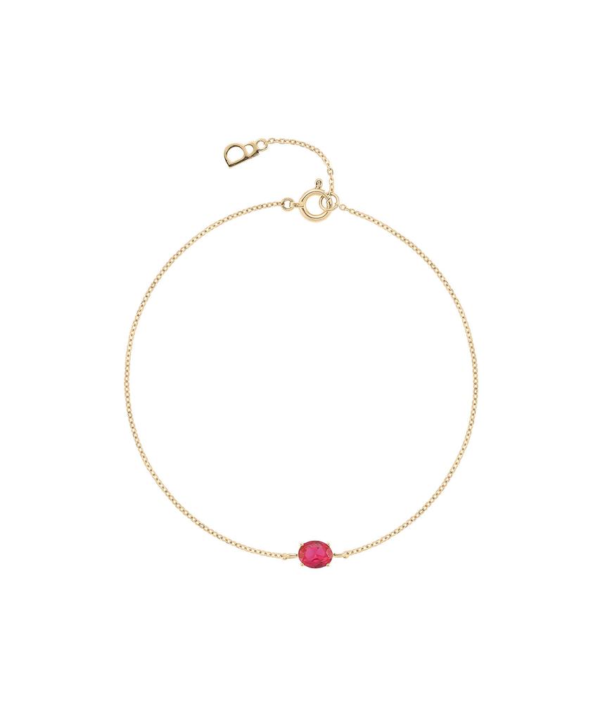 Lloyd Ruby Bar 10K Bracelet Lwf25005D