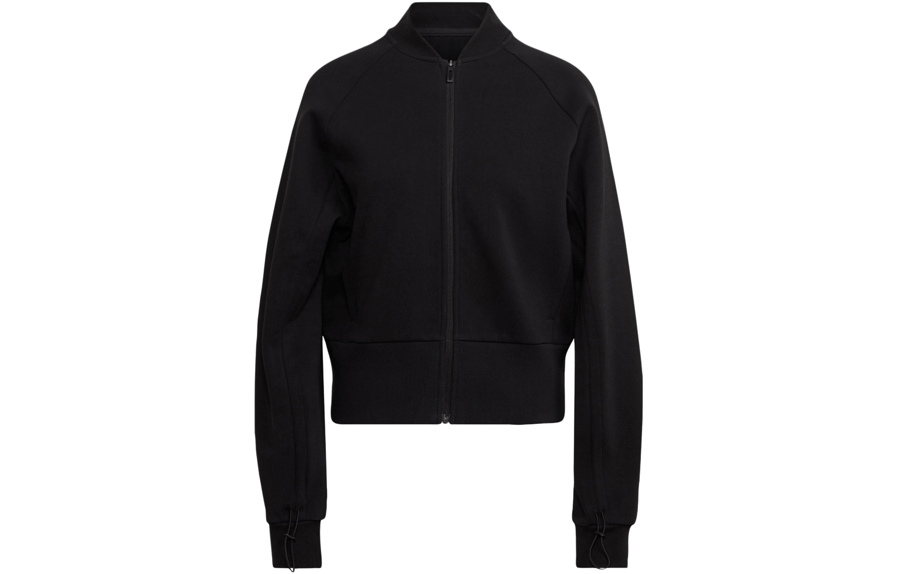 Adidas ALLOVER PRINT Jackets Women s Black V Neck Moderate Other HI0029 M