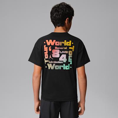 Jordan Kids T Shirts Crew Neck Moderate XS