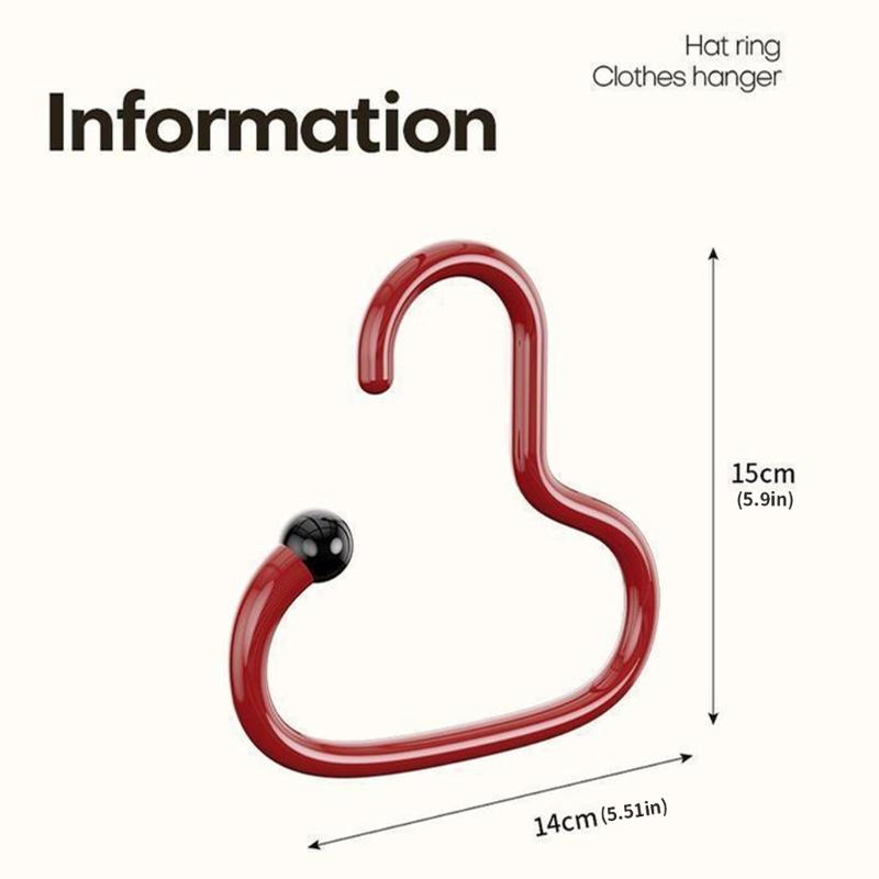 Creative Dopamine Styles Rings Hanger For Scarves Hats Accessories Nonslip Wall Door Storage Organizers