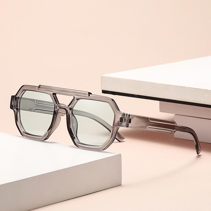 New Fashionable Square Pilot Sunglasses Men Retro Sun Glasses Women Luxury Brand Design Sunshade Eyewear Uv400