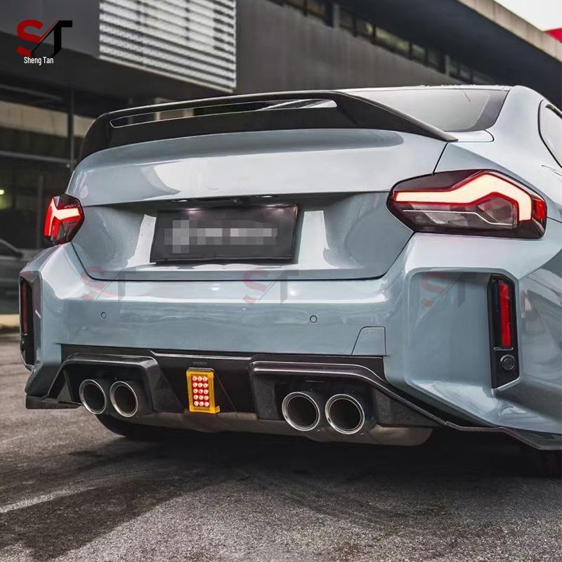 BMW M2 G87 Carbon Fiber AR Style Ducktail Rear Spoiler Wing