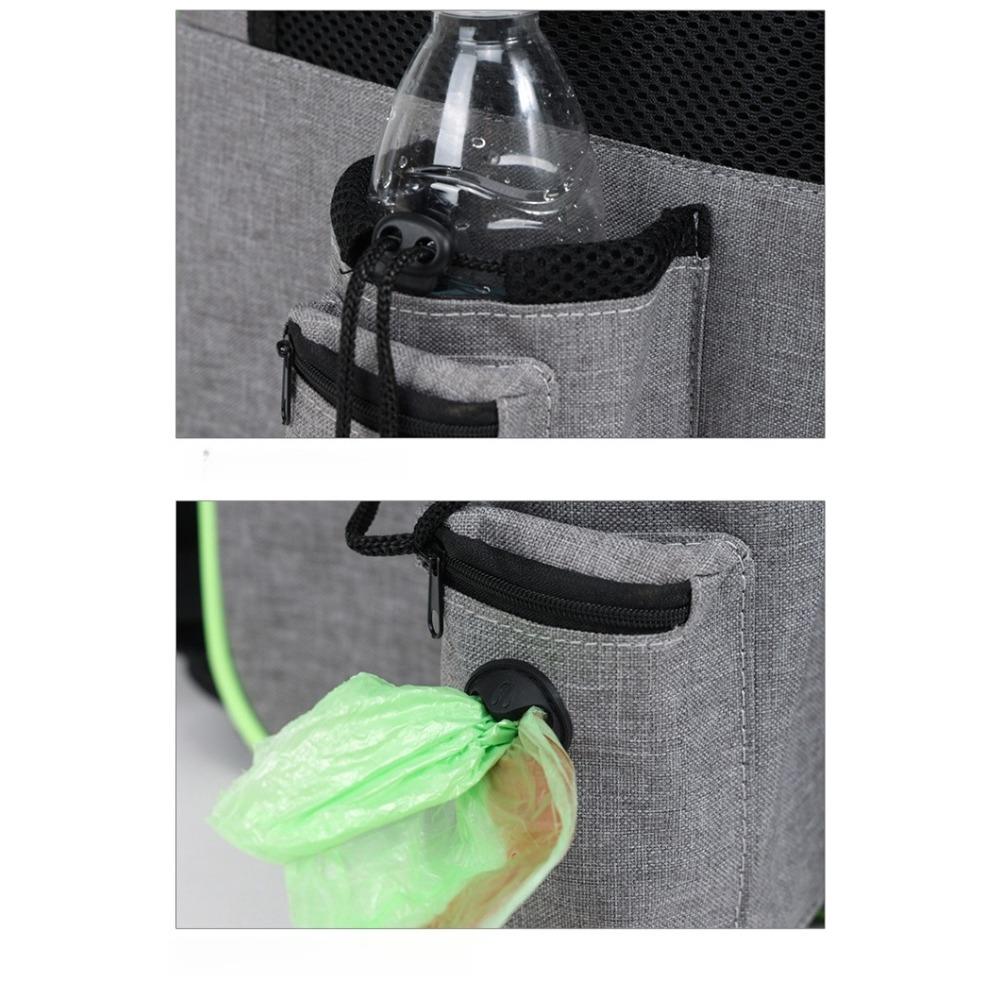 Expandable Pet Carrier Cat Backpack Oxford Mesh Breathable Travel Cat Bags Portable Multi-Function Dog Transport Backpack