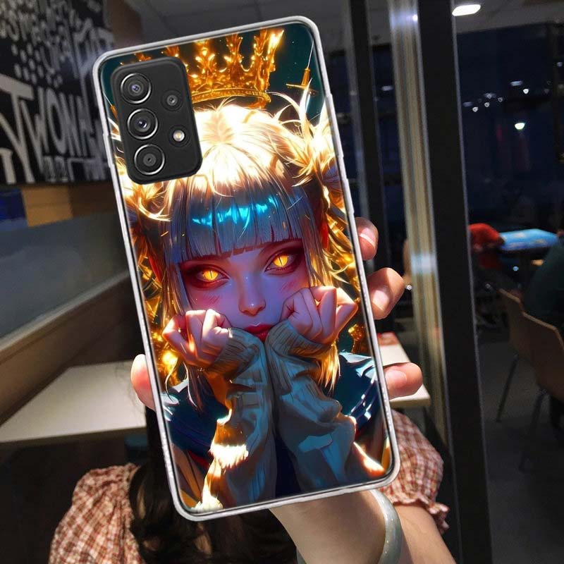 Himiko Toga Anime Phone Case for Samsung A54 A57 A37 A17 A14 A15 A12 A24 A34 A55 A35 A25 A52S A07 A05S A04S A22 A32 A72 Galaxy N