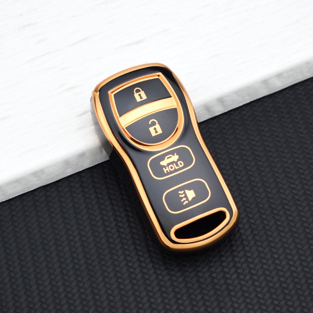 3/4 Buttons Car Key Fob Case for Nissan Sentra Armada 350Z Altima Maxima For Infiniti FX35 EX35 FX45 QX56 G35 M45 I35 Keychain