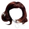 Dog Cat Costume Wig Elastic Headband Adjustable Wavy Curly Synthetic Fiber Halloween Cosplay Pet Wig