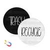 Creative CT704 Magnetic Sorting Labels for Trash Cans - Eco-Friendly Reusable Stickers