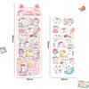 10 Sheets/set Kawaii Scrapbooking Bicycle Decals Gift Frog Students Cartoon Stationery PET Diary Stickers Notebook Cute Girls